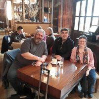 Ben, MOB and Lynne at The Booking Office April 2019.jpg