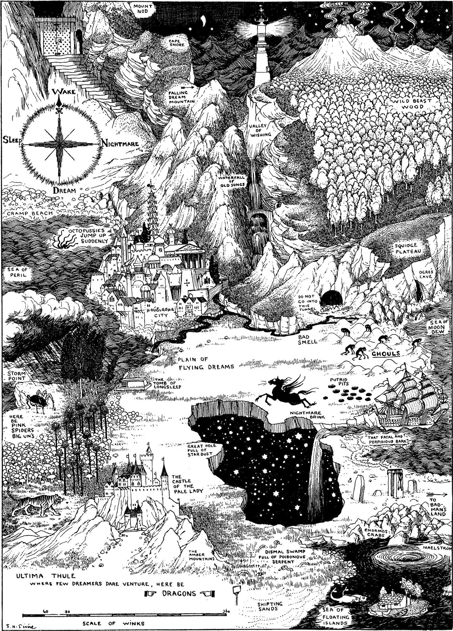 ‘The Land of Dreams’ (1905) by Sidney Sime..jpg