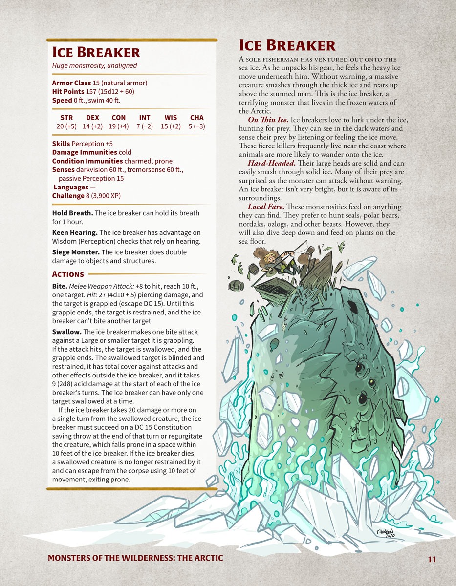 Mechanical Dreams Wilderness Bestiary Tabletop RPG 
