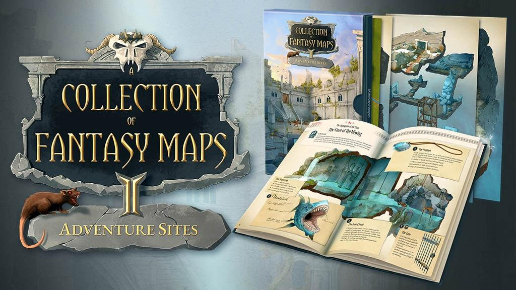 An artbook for TTRPG and cartography fans - A Collection of Fantasy Maps II