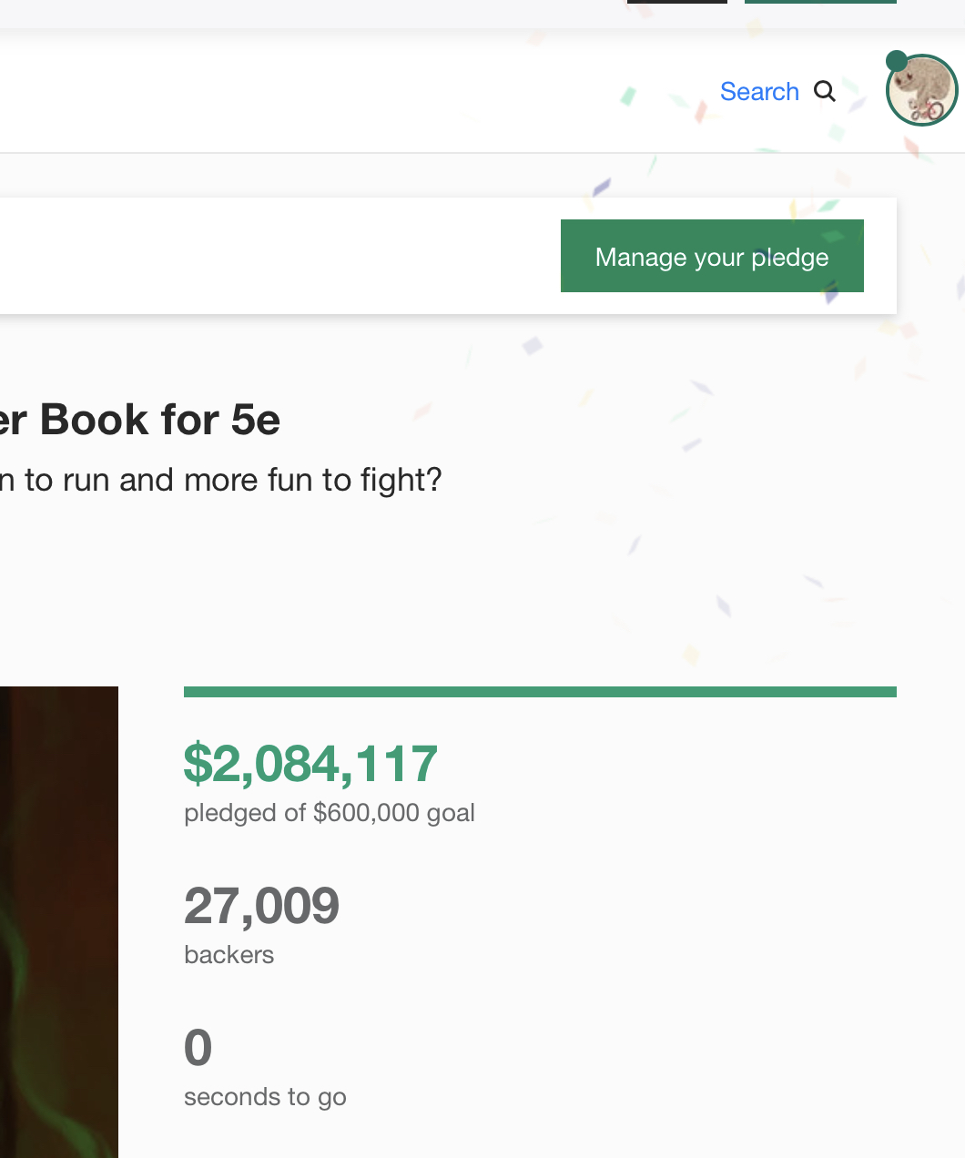 2 million! And 27 thousand backers