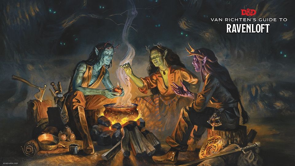 D&D 5E - Some More Ravenloft Art: Reborn, Hexbloods, Dhampir, Lamordia