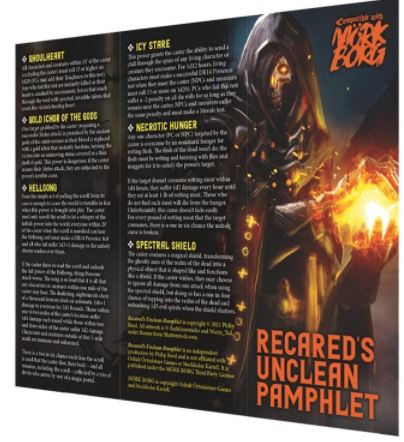 61 recareds unclean pamphlet.JPG