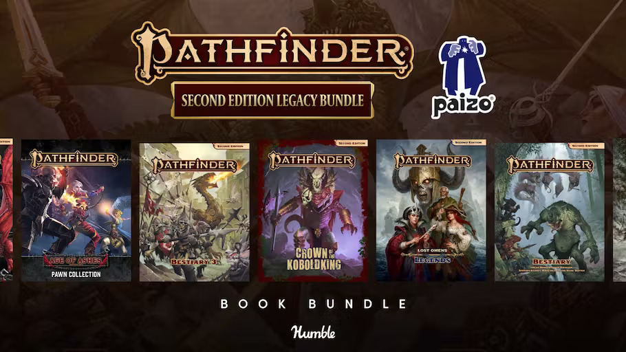 Pathfinder 2E - Pathfinder 2nd Edition Legacy Bundle on Humble Bundle