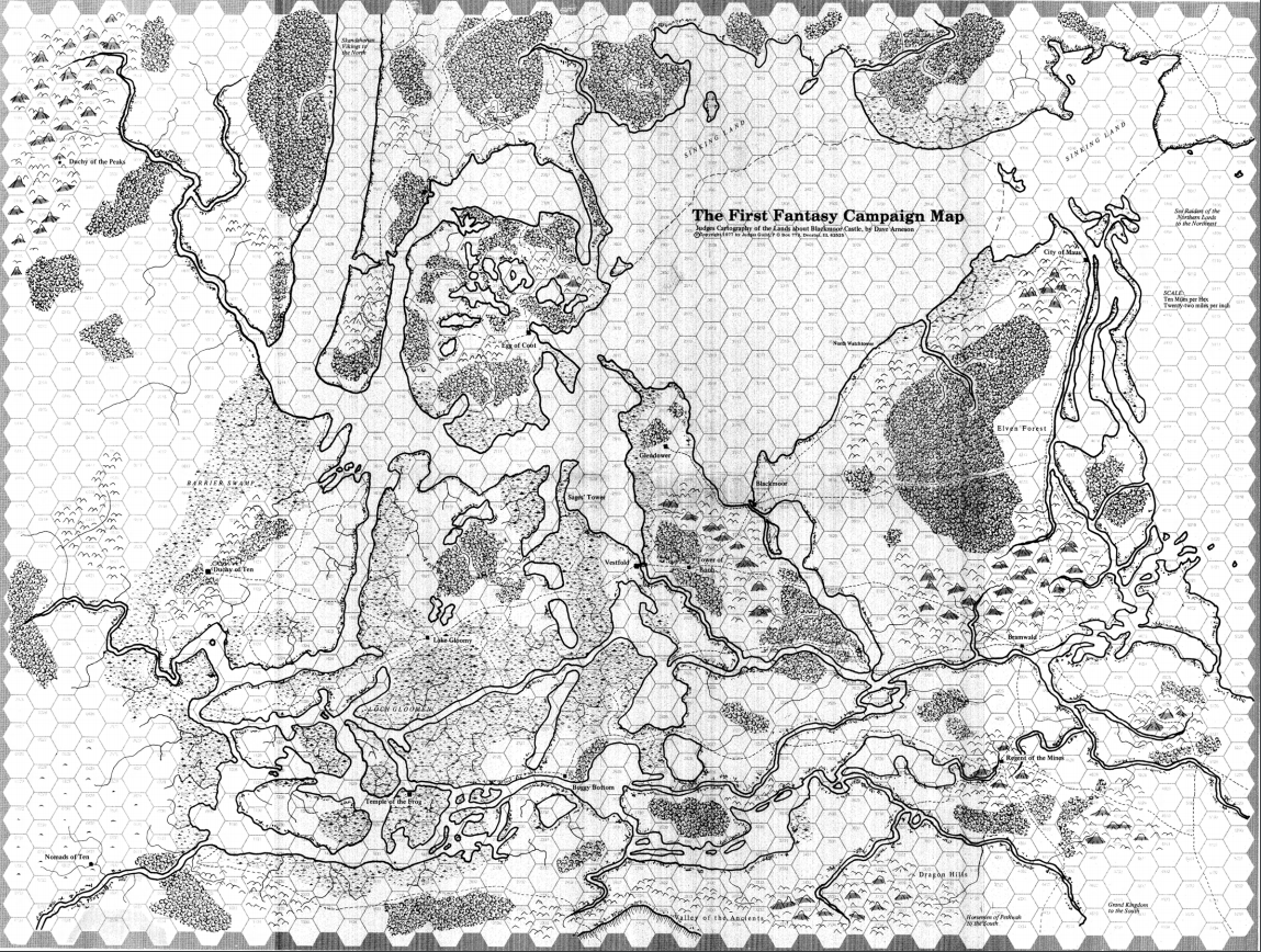 Blackmoor Regional Map (The First Fantasy Campaign Map 1977).png