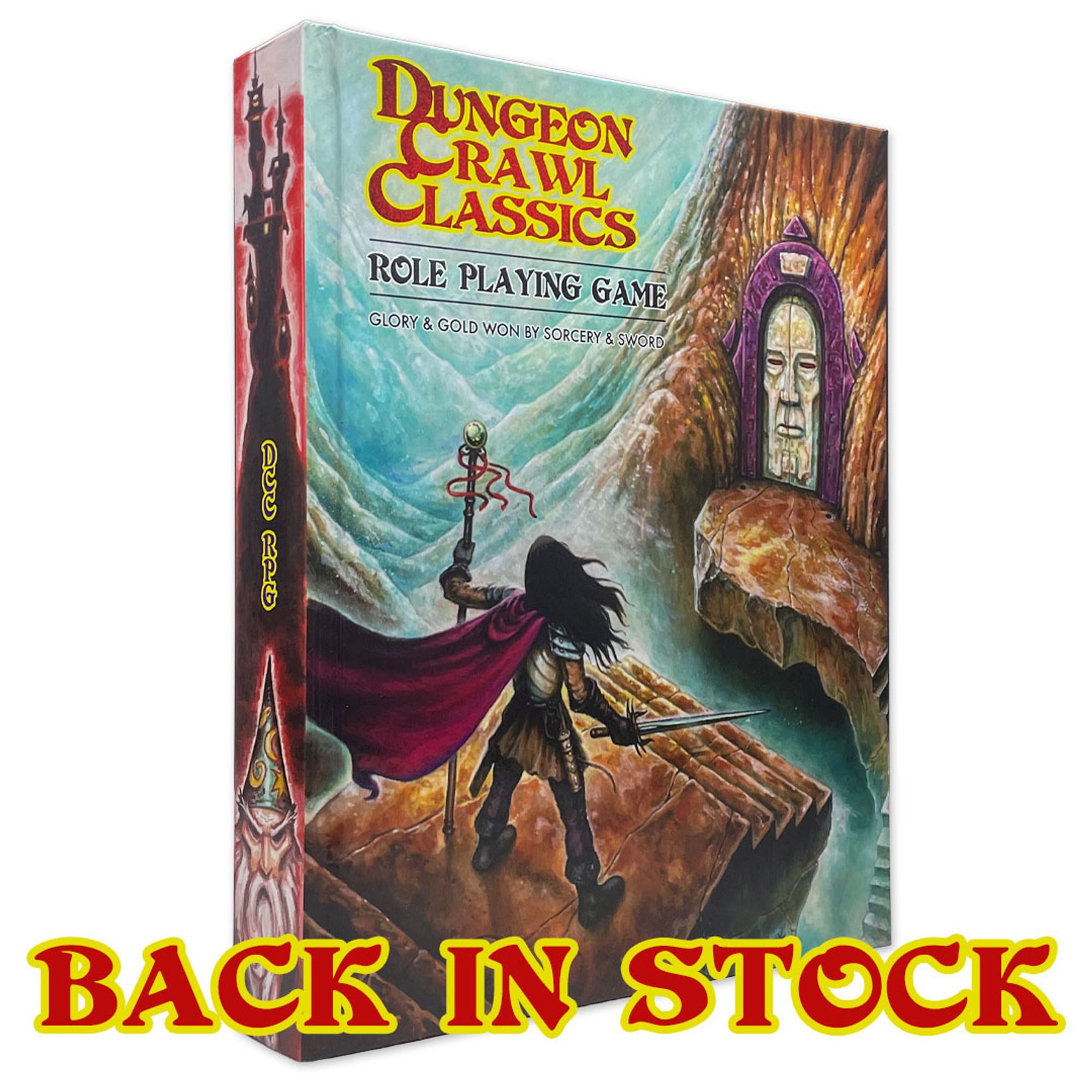 Photo of the book with “Back in Stock” blazoned across it.