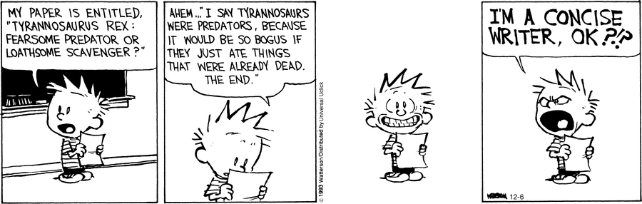 Calvin Tyrannosaur Theory.gif