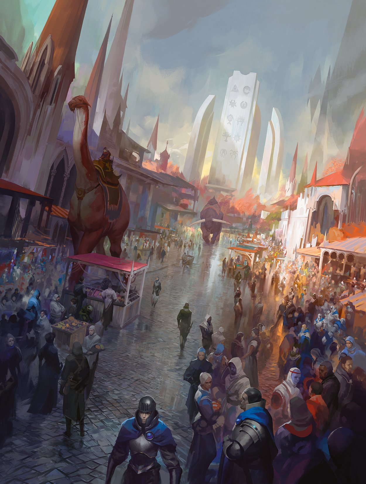 Dinosaurs On The Streets of Ravnica In This Art Preview | Dungeons &  Dragons | Dragonlance, Pathfinder