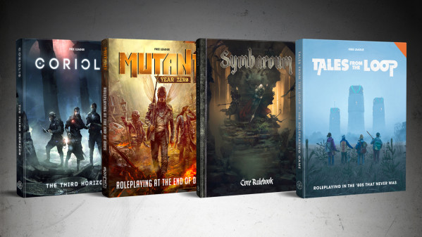 collection de 4 livres de jeu de role utilisant le système Year Zéro Engine