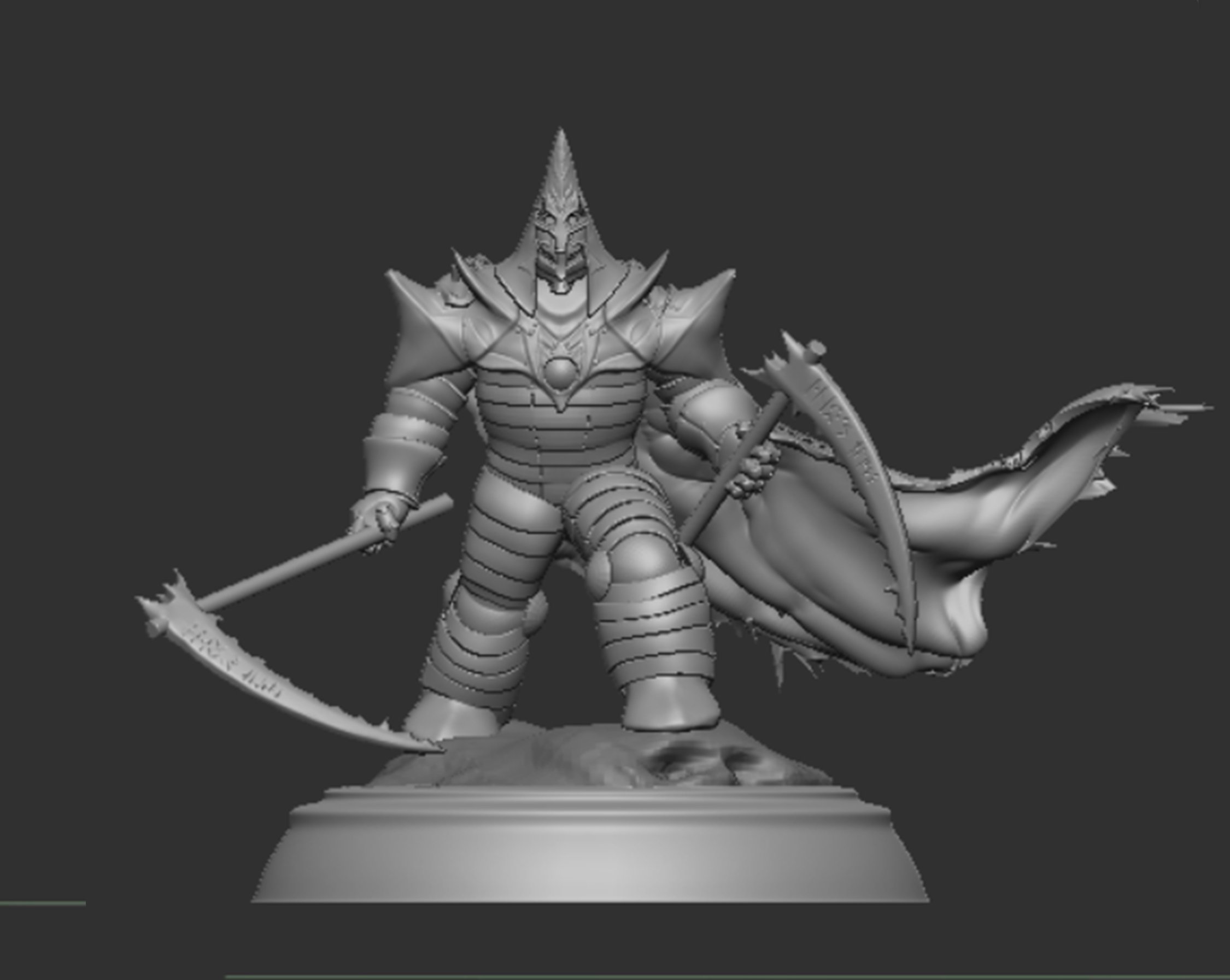 Finished God Reaper Minature front.jpg