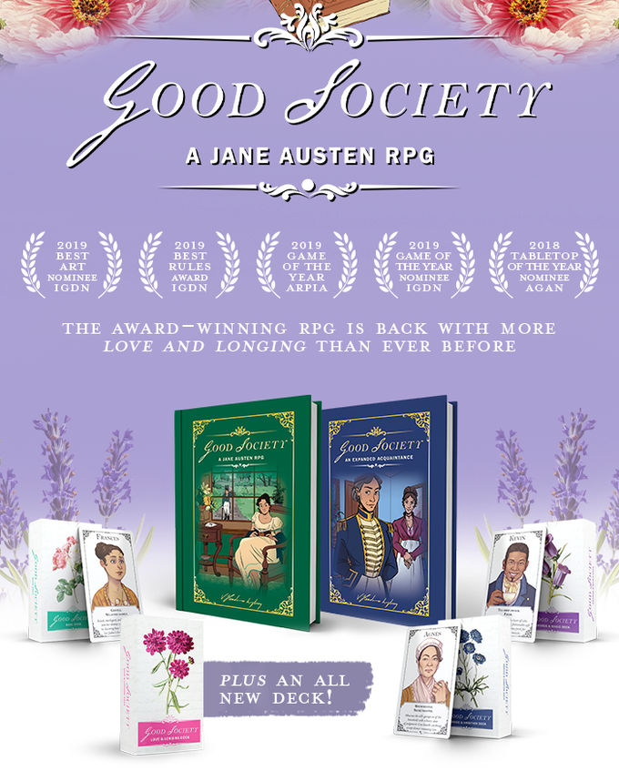 Good Society- A Jane Austen RPG - Reprint & New Deck.png