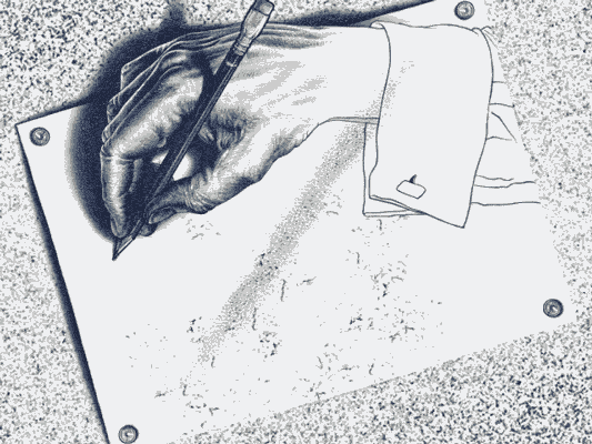 Hand Drawing Hand Drawing Hand… - Imgur.gif