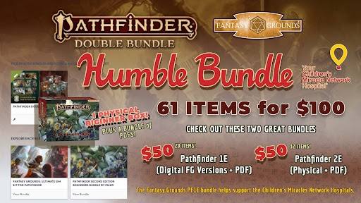 Pathfinder' Humble Bundle: Tons of Adventure for Great Charity