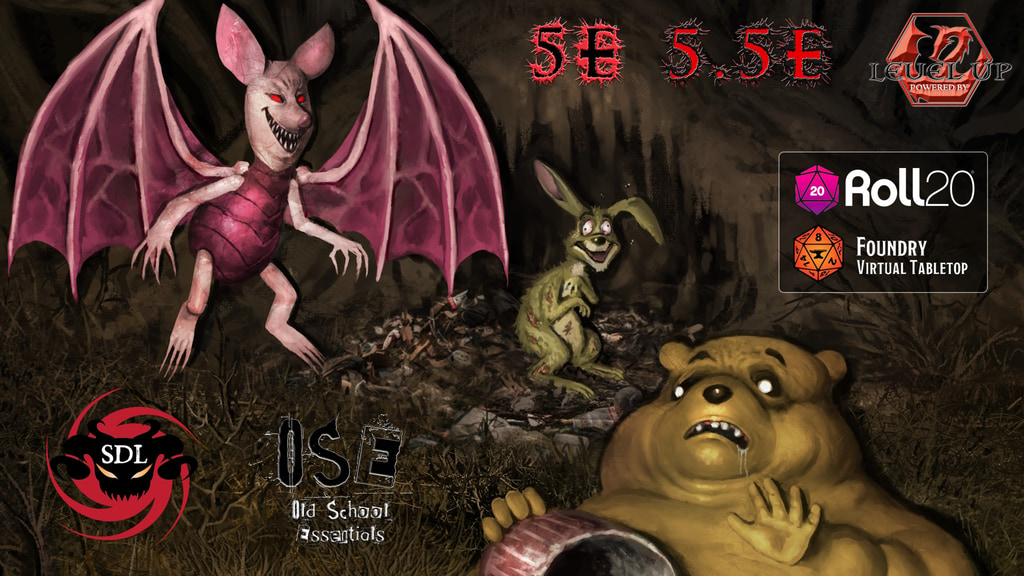 Hundred Acre Hell for D&D 5E, Shadow of the Demon Lord, OSE.png