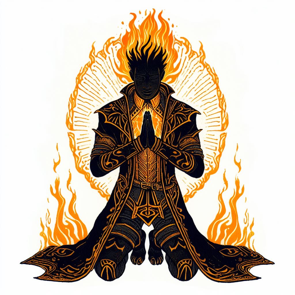 Male Fire genasi cleric.jpg