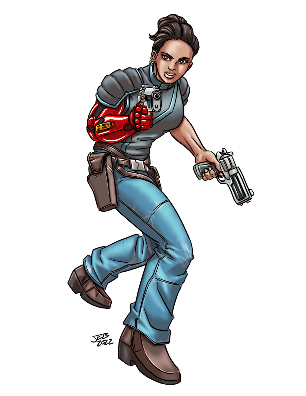 Marlowe House’s first Iconic PC- Sawyer a Bleeding Edge Technophile Who Has a Silver Arm.png