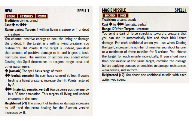 Pathfinder Size Modifier Chart