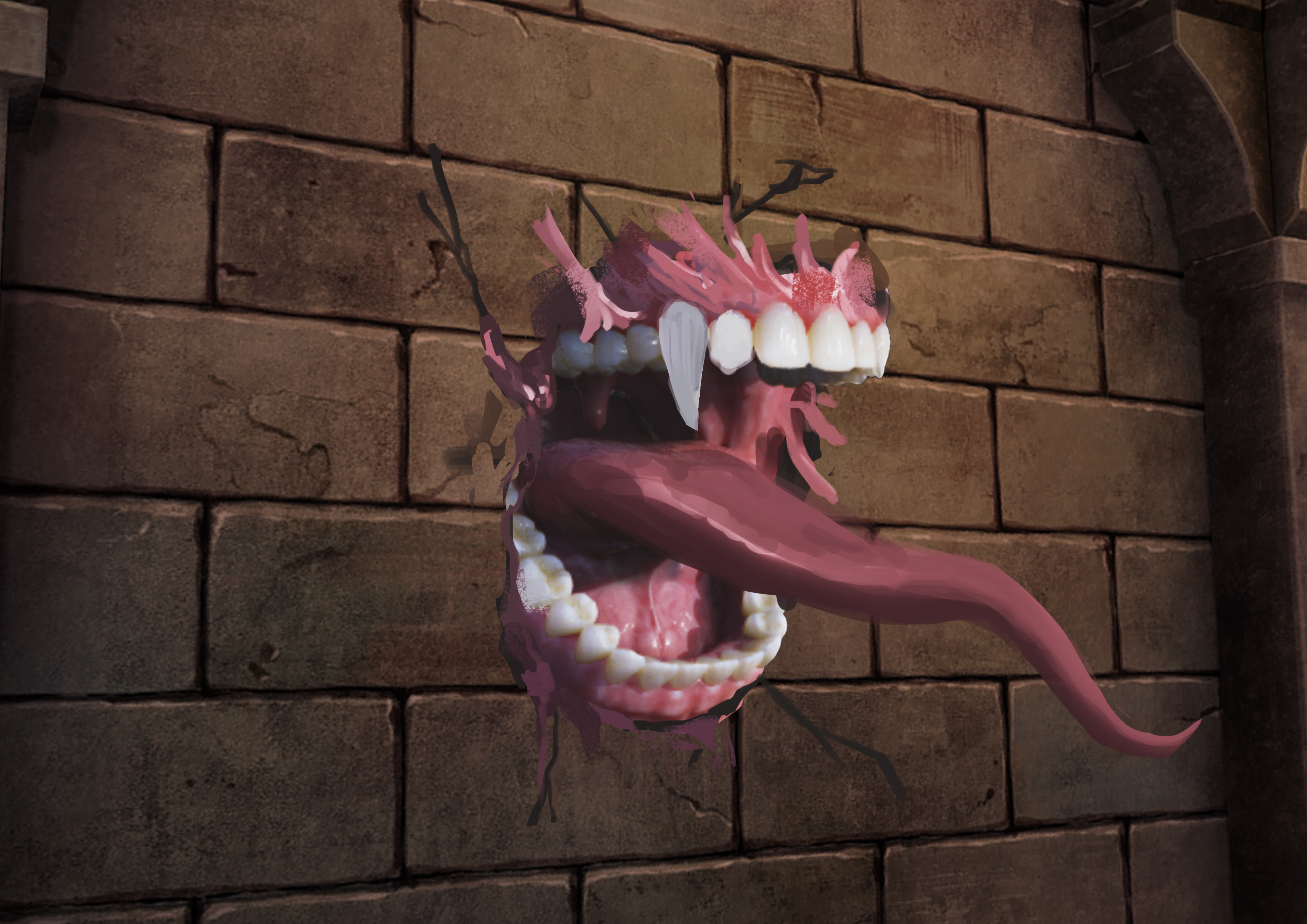 Monsters 13 - Wall Mimic - Raphael Benjamin.jpg