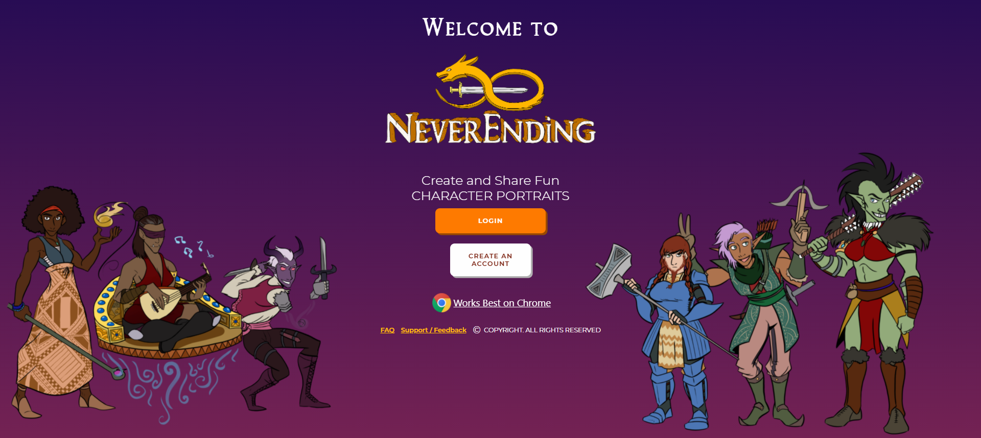 NeverEnding Main Screen.png