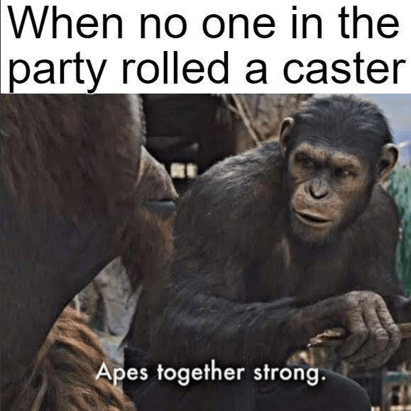 no-one-party-rolled-caster-apes-together-strong.png