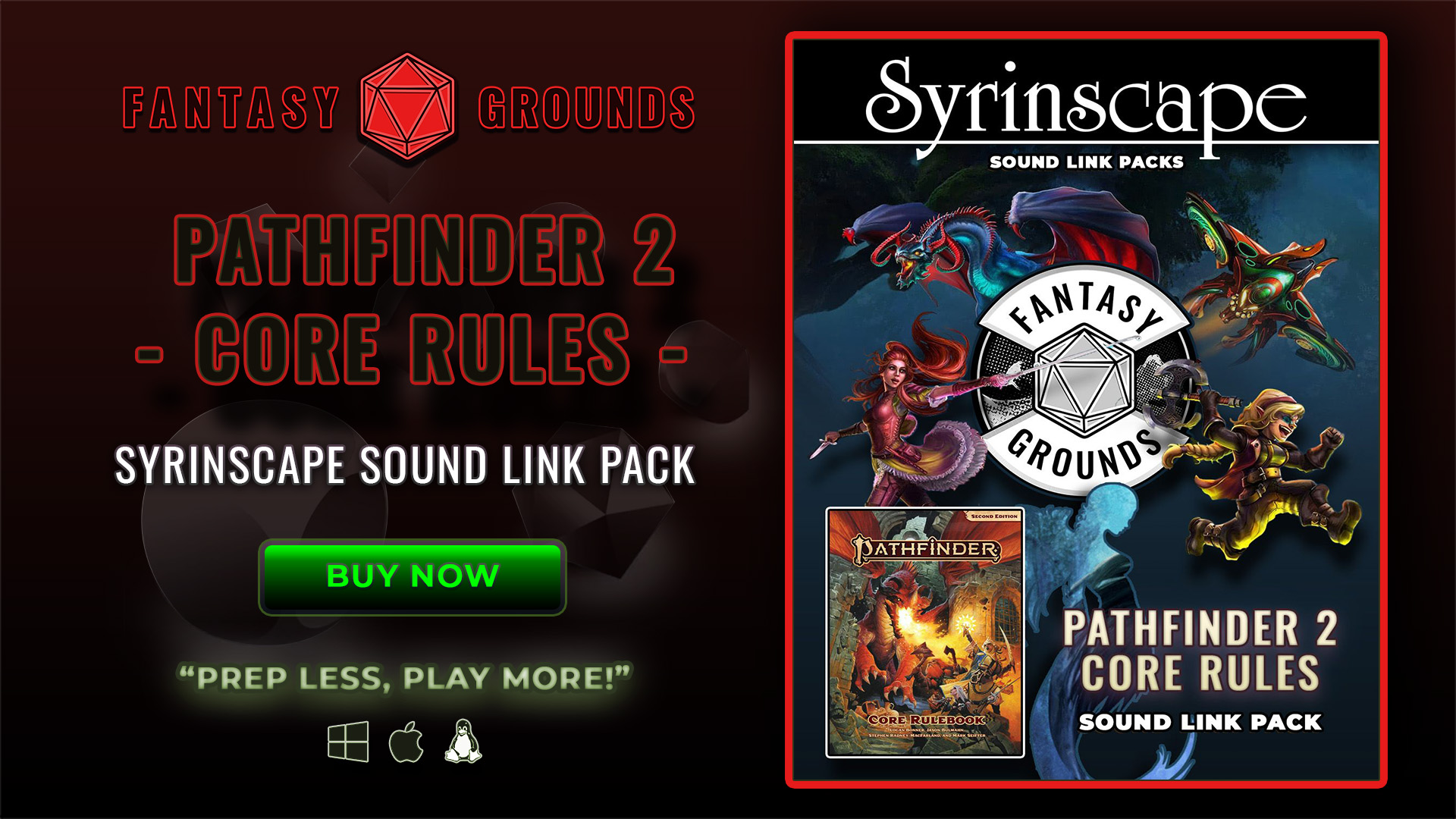 Pathfinder 2 RPG - Core Rules - Syrinscape Sound Link Pack (SWKSPPF2PZOSMWPZO2101FG).jpg