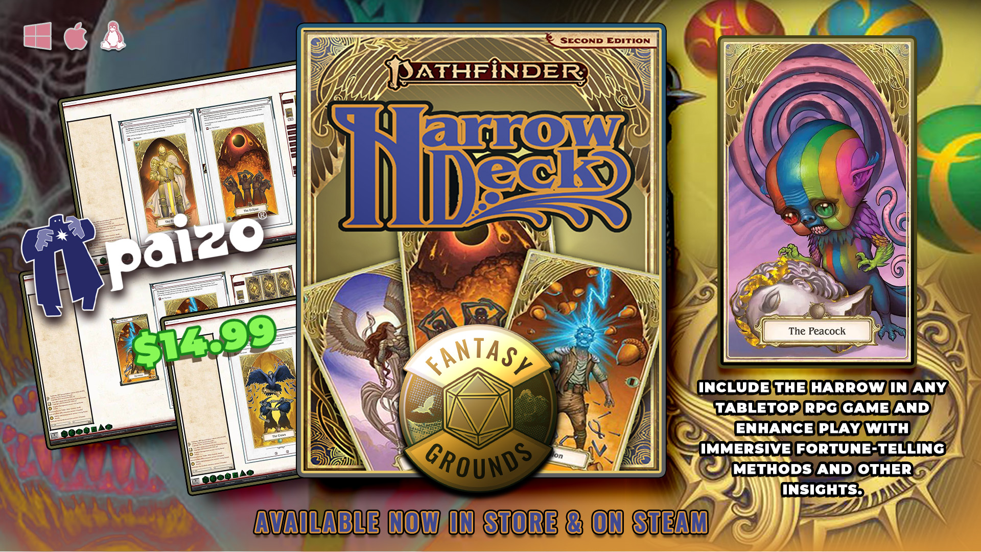 Pathfinder 2 RPG - Harrow Deck(PZOSMWPZO2236FG).jpg