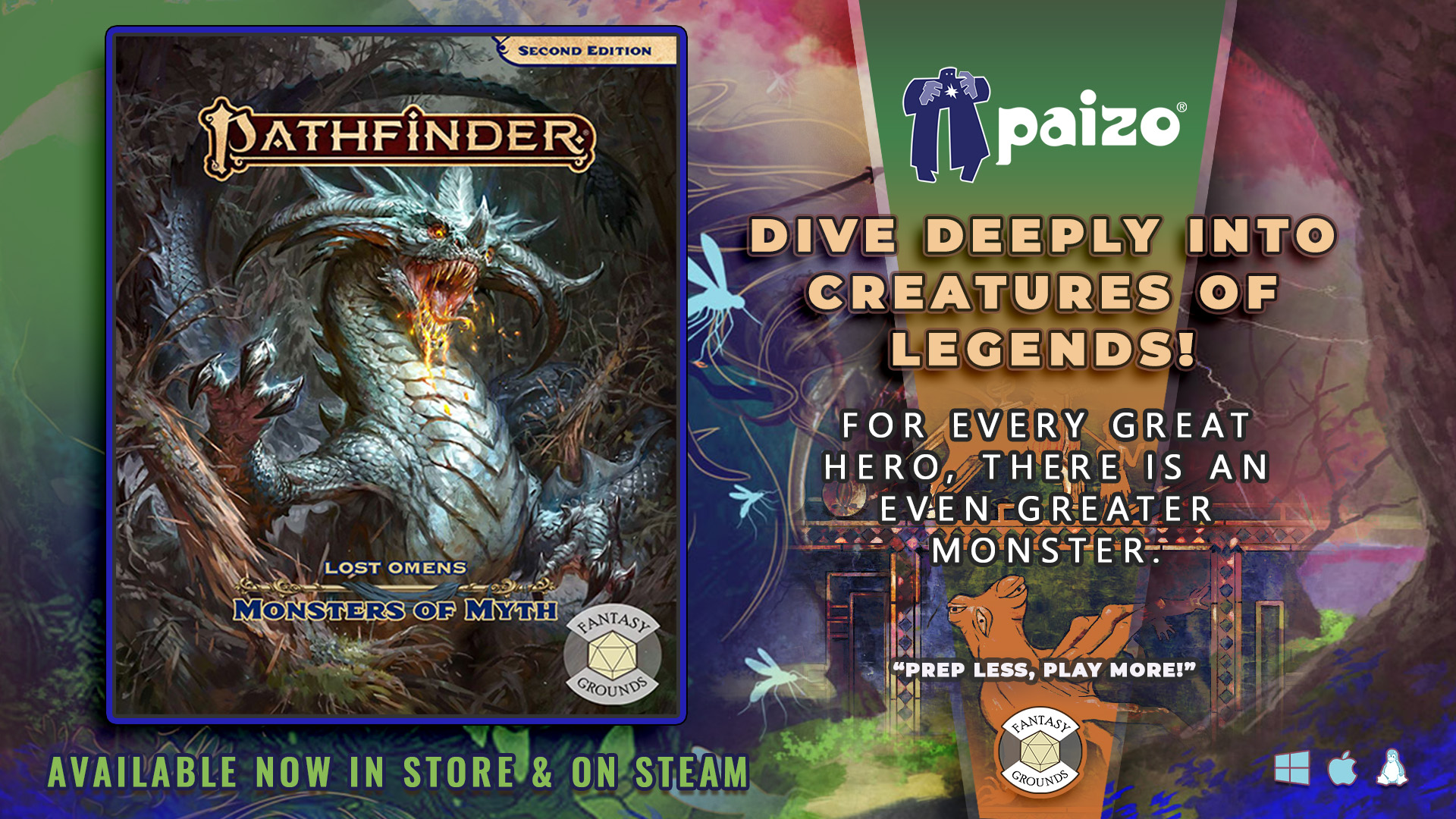 Pathfinder 2 RPG - Lost Omens Monsters of Myth(PZOSMWPZO9311FG).jpg