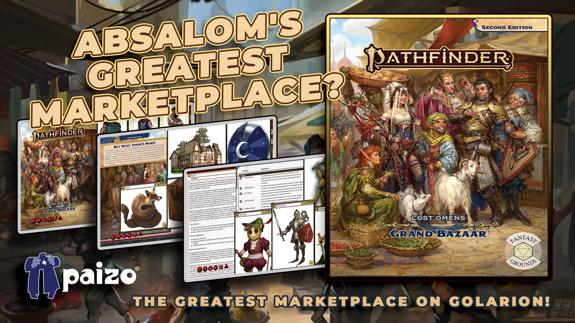 Pathfinder 2 RPG - Lost Omens The Grand Bazaar(PZOSMWPZO9310FG).jpg