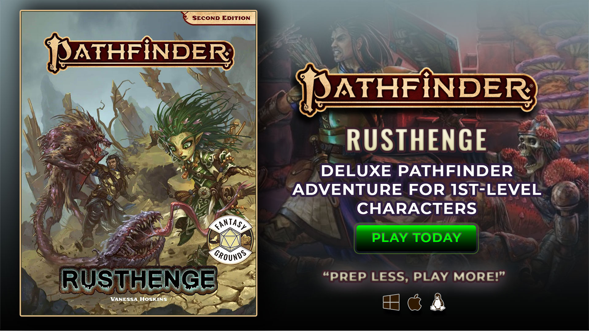 Pathfinder 2 RPG - Pathfinder Adventure Rusthenge (PZOSMWPZO9564FG).jpg