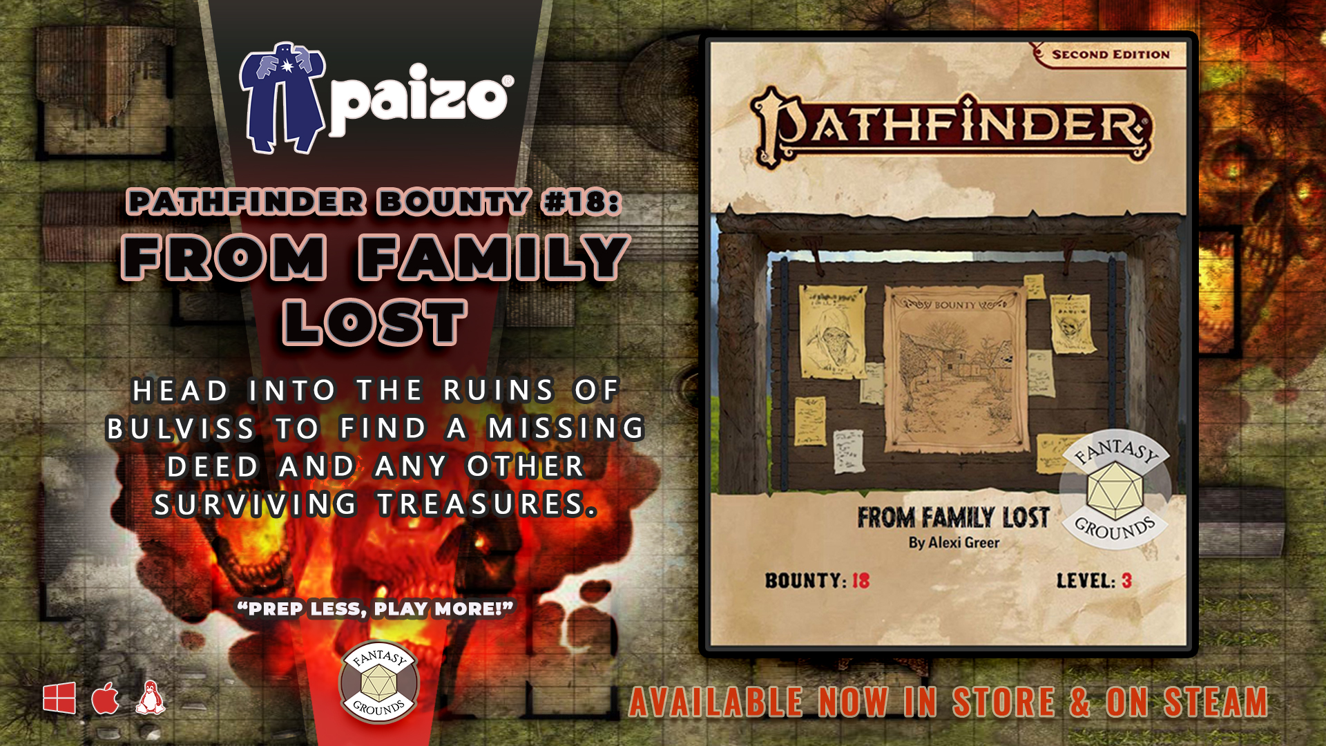 Pathfinder 2 RPG - Pathfinder Bounty 18 From Family Lost(PZOSMWPZOPFB0018EFG).jpg