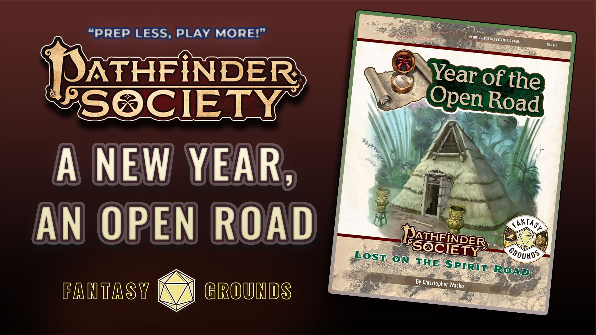 Pathfinder 2 RPG - Pathfinder Society Scenario #1-06 Lost on the Spirit Road (PZOSMWPZOPFS0106...jpg