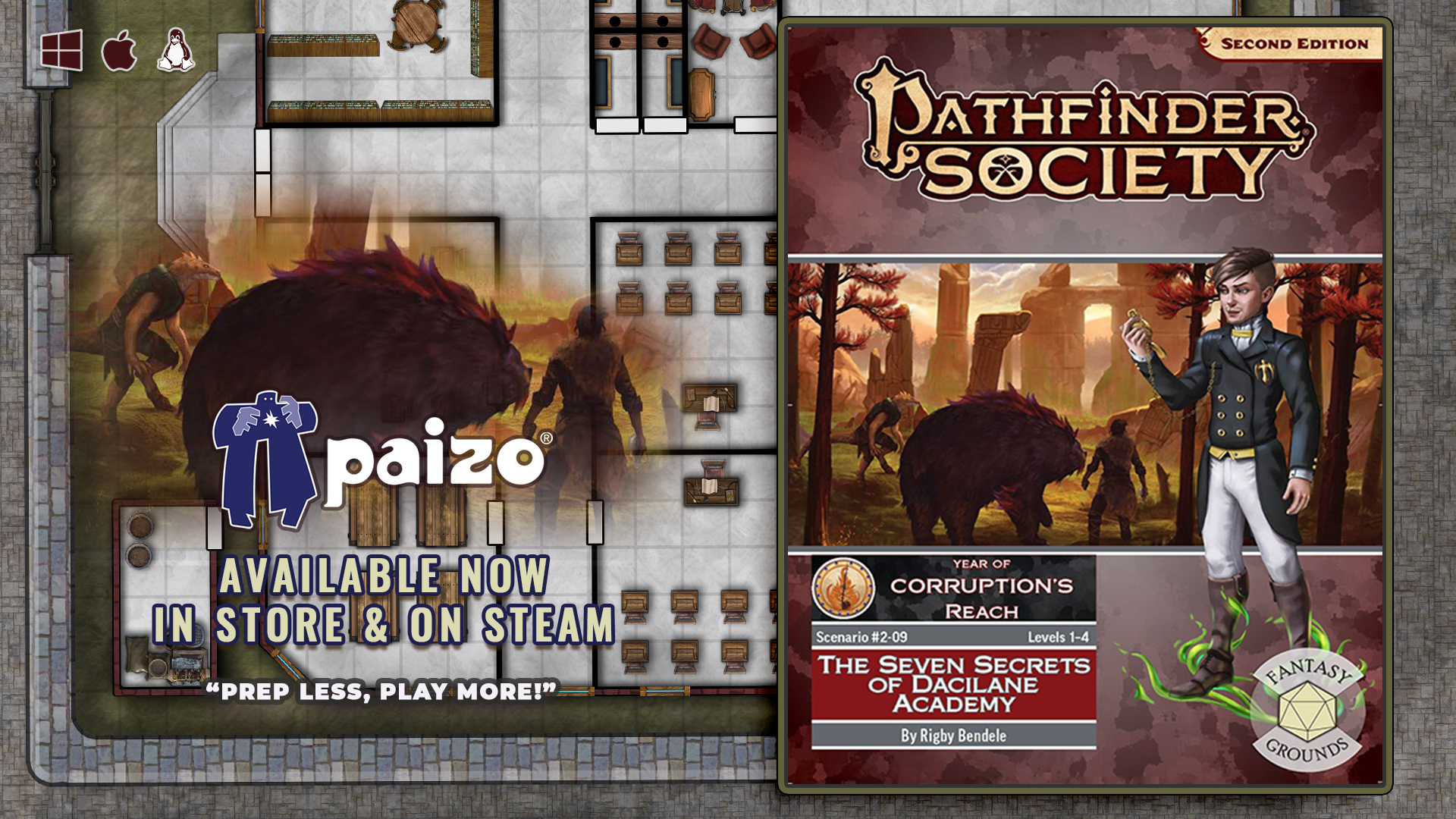Pathfinder 2 RPG - Pathfinder Society Scenario #2-09 The Seven Secrets of Dacilane Academy(PZO...jpg