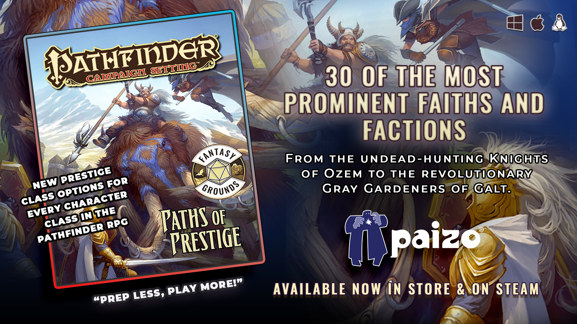 Pathfinder RPG - Campaign Setting Paths of Prestige(PZOSMWPZO9249FG).jpg