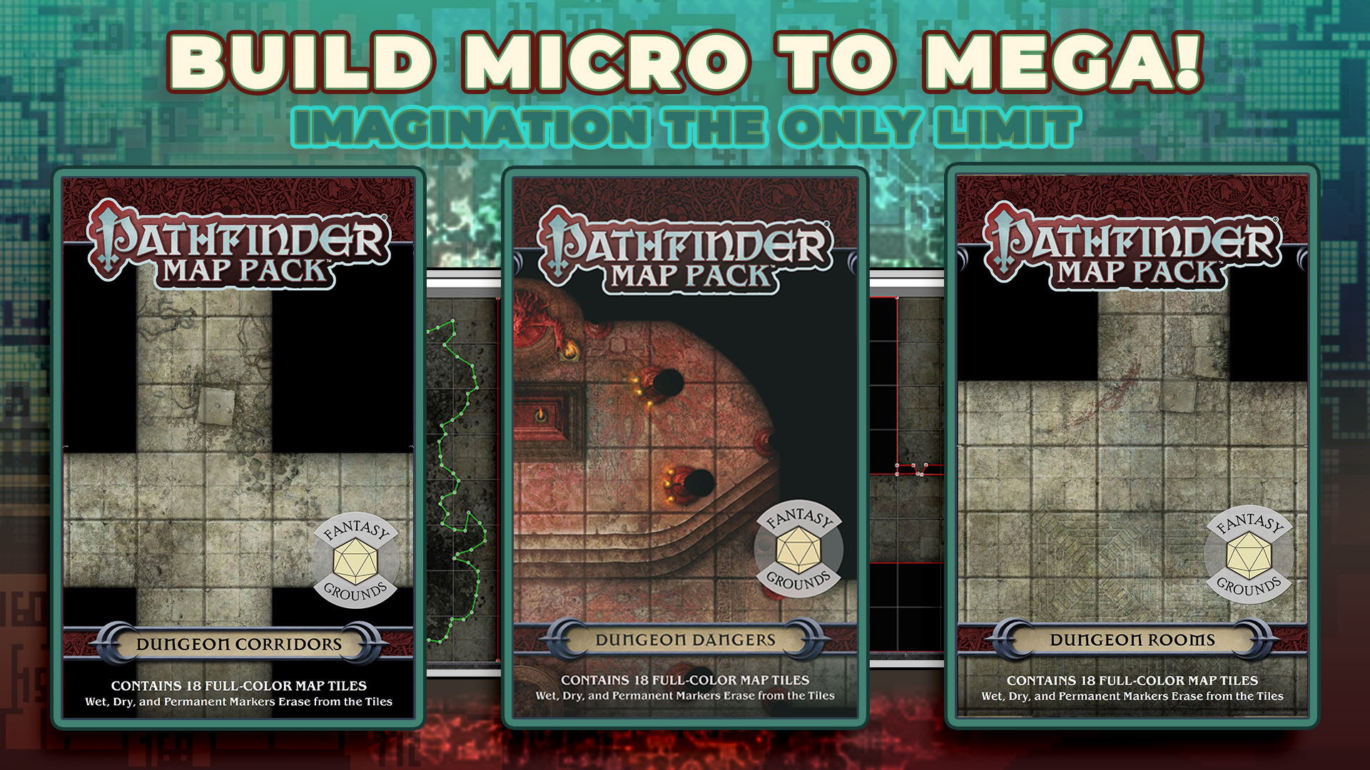 Pathfinder RPG - GameMastery Map Pack Dungeon Dangers Rooms Corridors.jpg