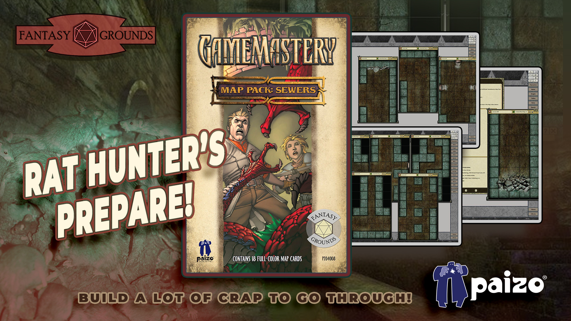 Pathfinder RPG - GameMastery Map Pack Sewers(PZOSMWPZO4008FG).jpg