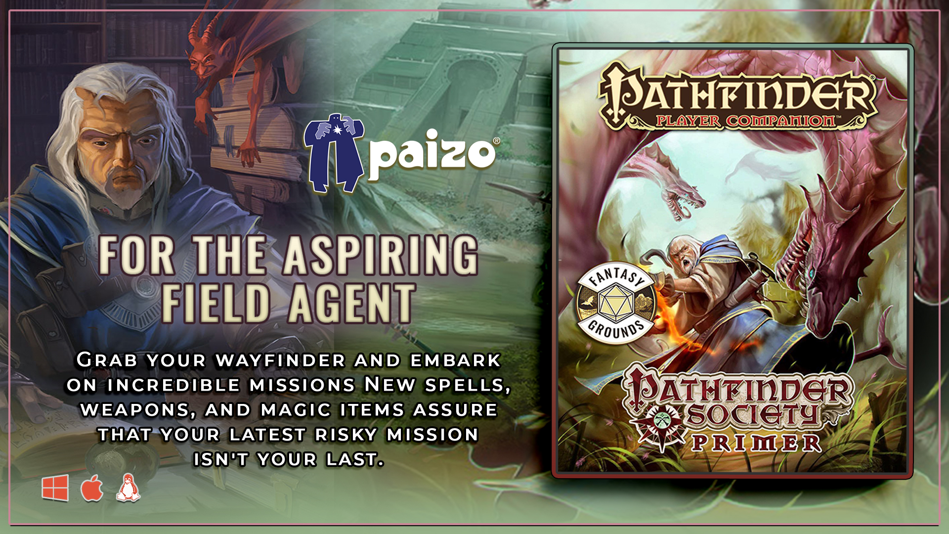 Pathfinder RPG - Pathfinder Companion Pathfinder Society Primer (PZOSMWPZO9435FG).jpg