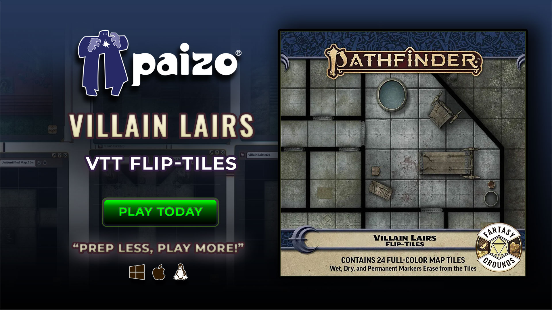 Pathfinder RPG - Pathfinder Flip-Tiles - Villain Lairs set (PZOSMWPZO4096FG).jpg
