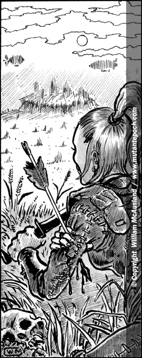 PIT-109-TME_Pitford-art-wounded-female-digger-crawling-to-fortress-town-march2025.jpg