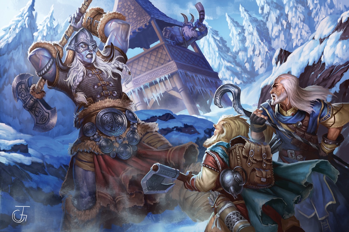Pathfinder Adventure Path #94: Ice Tomb of the Giant Queen.
