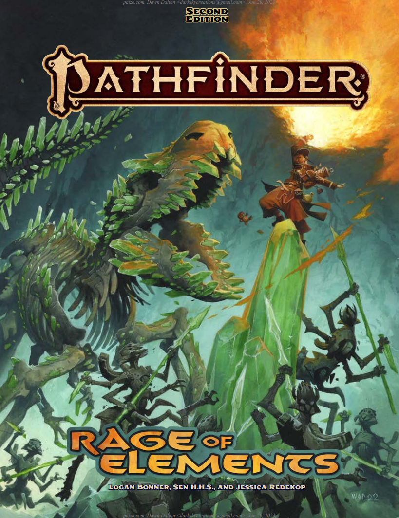 Pathfinder 2E - Some New Book Everyone Wanted (1) 