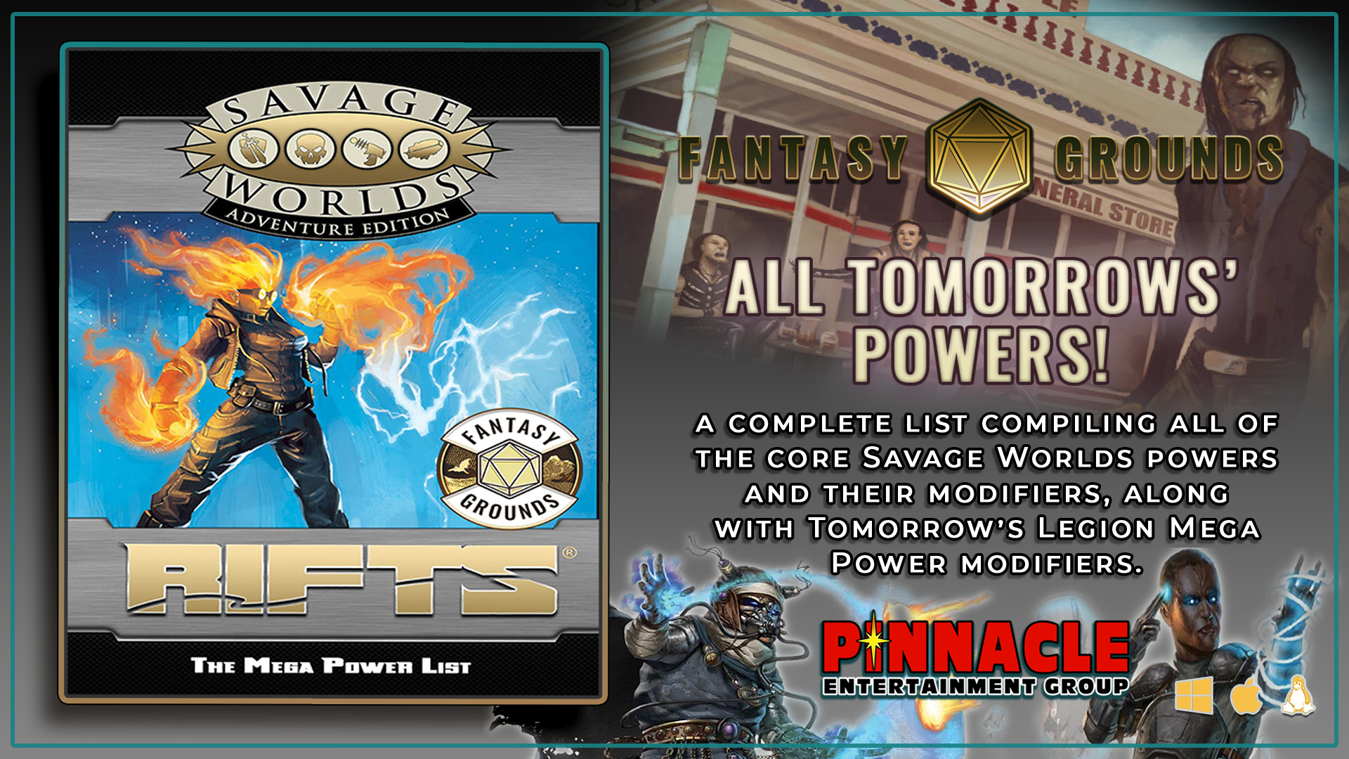Rifts (R) for Savage Worlds Mega Power List (PEGFGSW114953).jpg