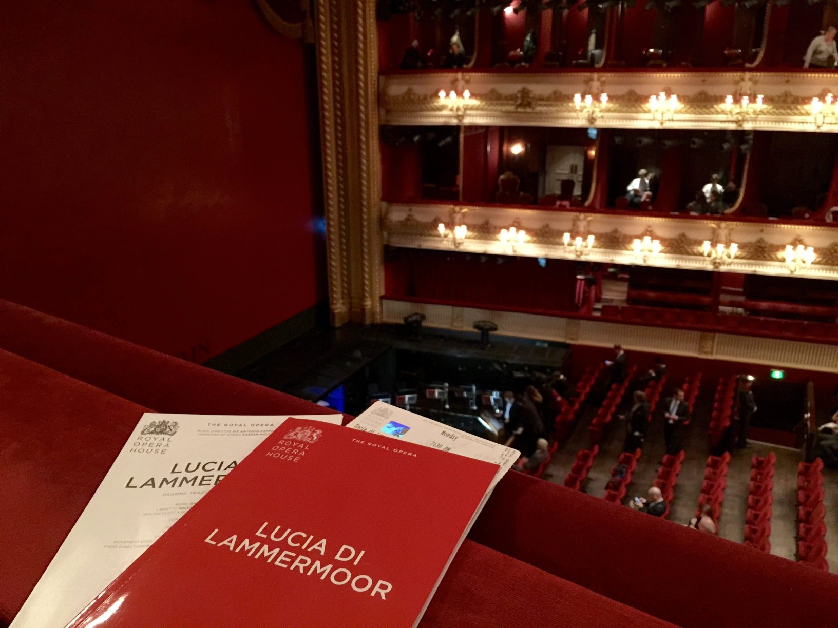 Lucia di Lammermoor. Royal Opera House, Covent Garden.