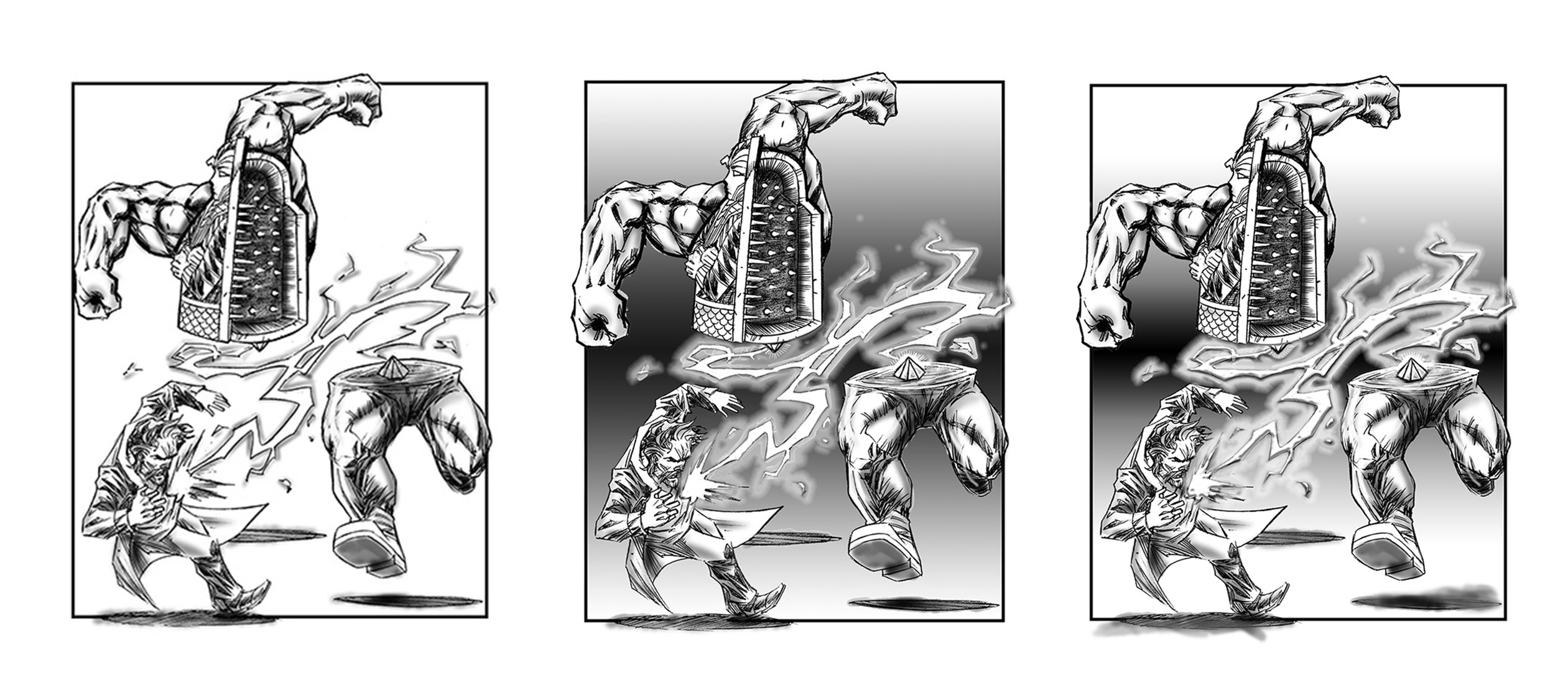 Sarcophagolem black and white experiment.jpg