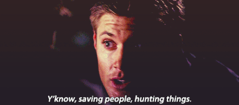 Saving people hunting things.gif