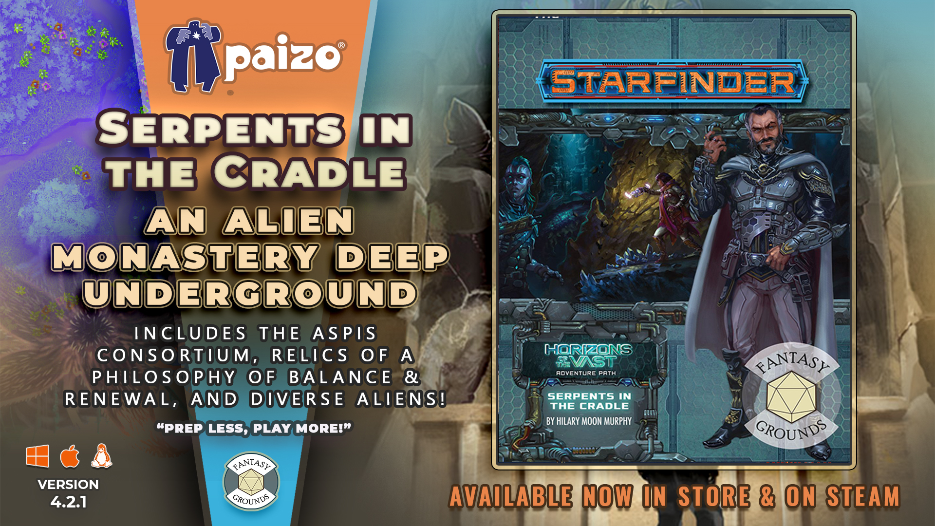 Starfinder RPG - Starfinder Adventure Path #41 Serpents in the Cradle (Horizons of the Vast 2 ...jpg
