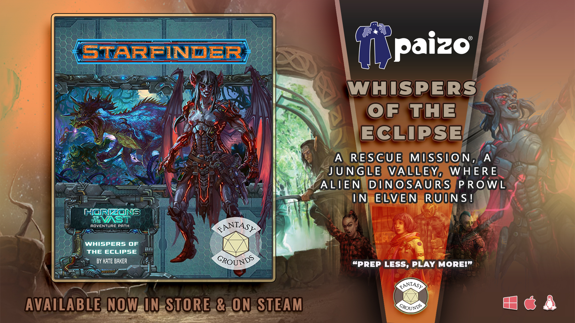 Starfinder RPG - Starfinder Adventure Path 42 Whispers of the Eclipse (Horizons of the Vast 3 ...jpg