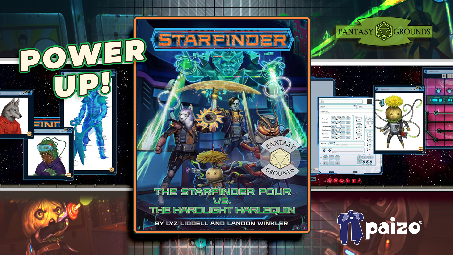 Starfinder RPG - The Starfinder Four vs. The Hardlight Harlequin(PZOSMWPZO950019FG).jpg