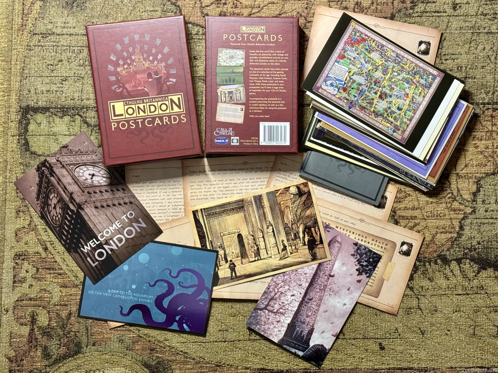 Cthulhu Britannica London Postcard Set.