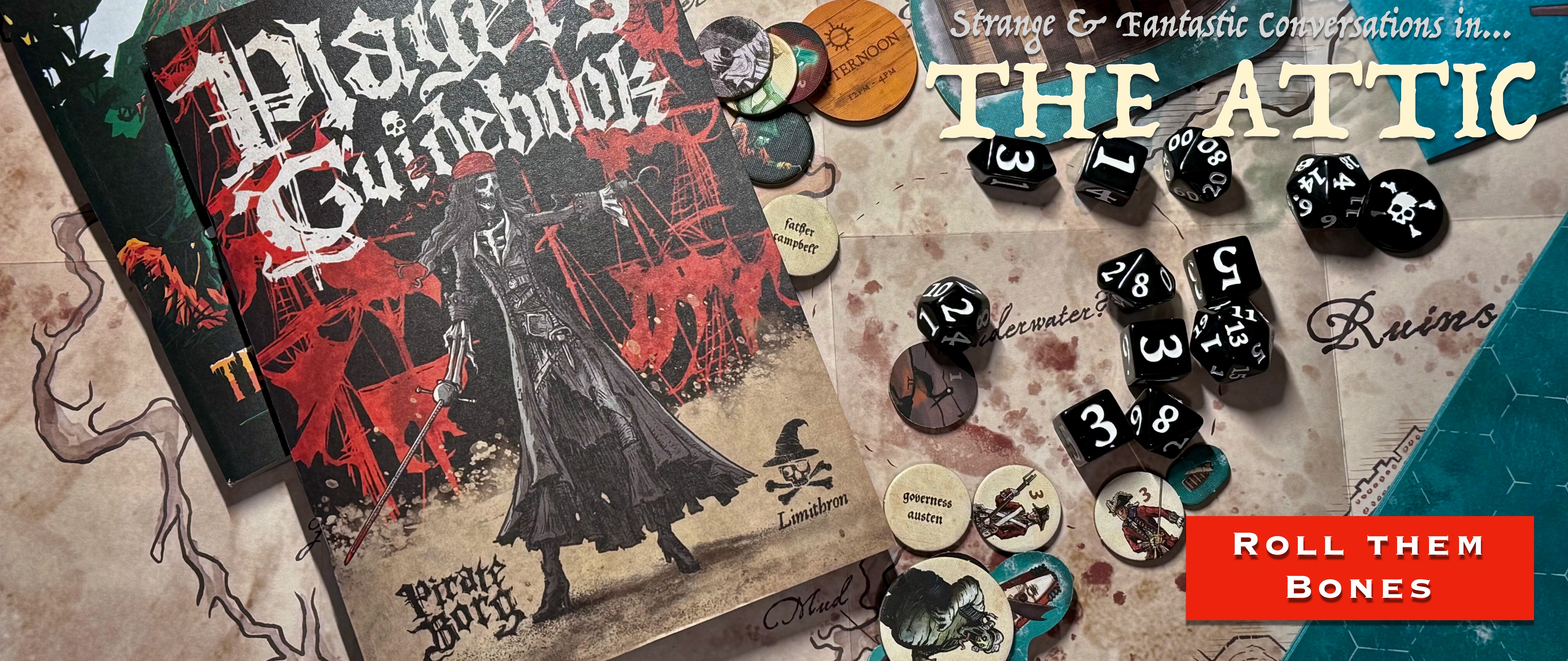 Video Thumbnail of the Pirate Borg Starter Set as discussed in THE ATTIC. A True Video Podcast.