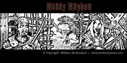 TME-Quickstart-Rules-Muddy-Mayhem-Art-McAusland-PCs-hiding-in-village-web.jpg